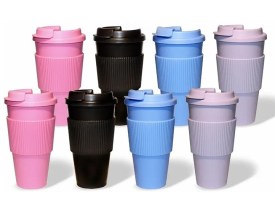 Vaso silicona take away con collarin